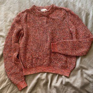 H&M Basic Orange Knit Sweater